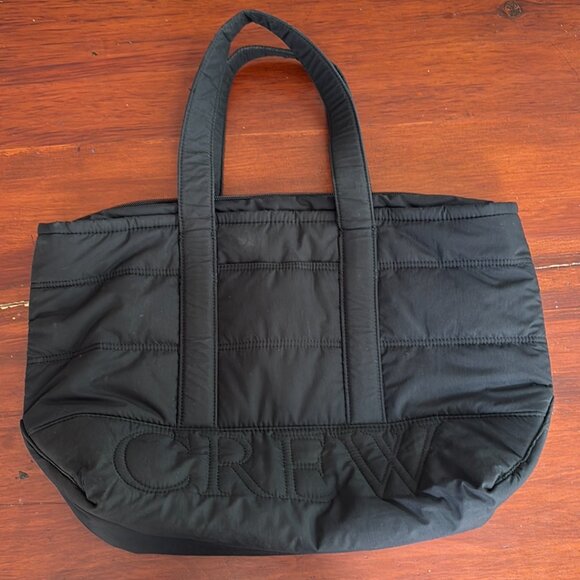 J. CREW Puffer Logo Tote Bag With PrimaLoft New With Tags - Picture 5 of 9